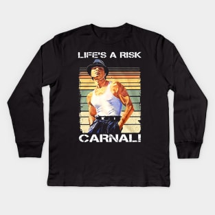 life is risk carnal Kids Long Sleeve T-Shirt